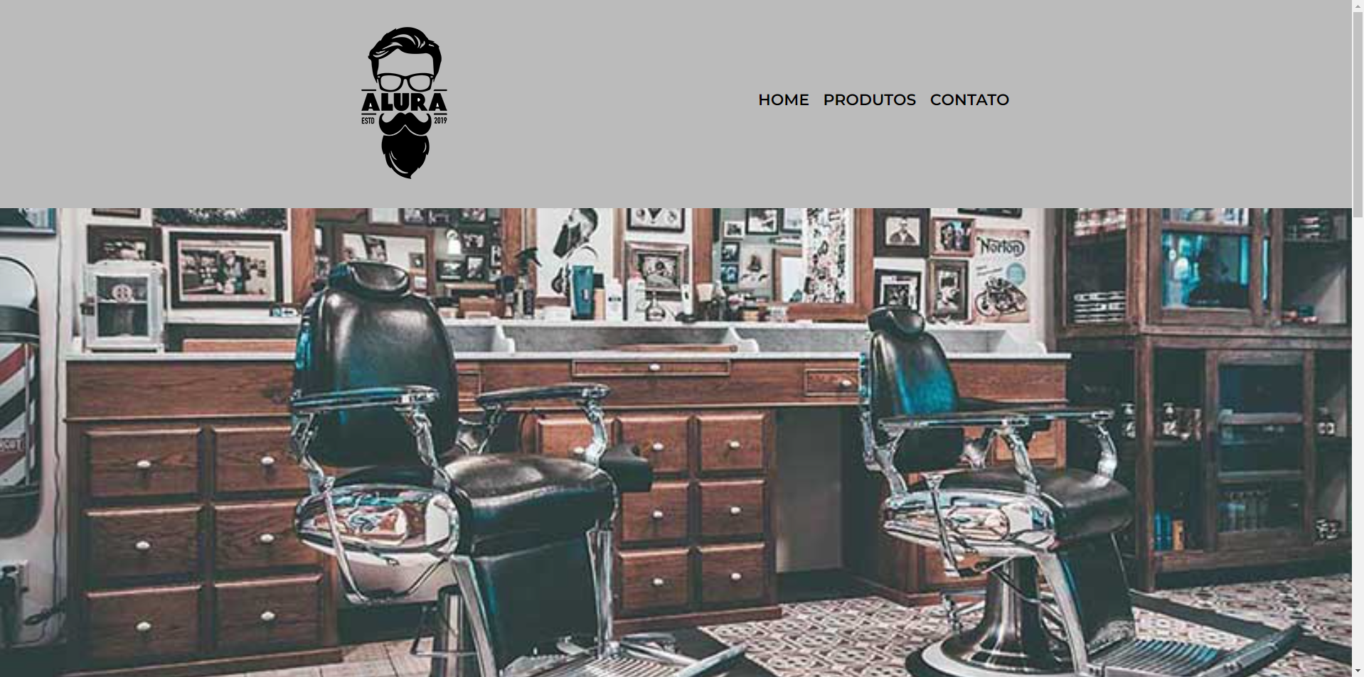 Imagem do Sistema Barbearia